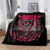 2026 New Babymetal Combination Printed Plush Soft Blanket Home Sofa Bed Warm Office Travel Picnic Flannel Blanket Bed Cover Gift