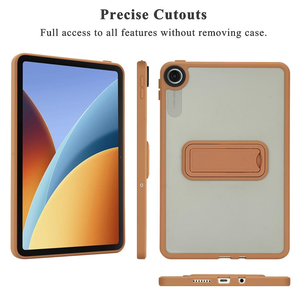 For Poco Pad C1 9.7" Redmi Pad 2 9.7 Case with Kickstand TPU + PC Hybrid Skin-Touch Tablet Cover Protective Shell