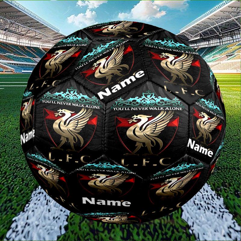 Custom Name Personalized Football Team F.C-A Print Size 5 Soccer Ball Training & Match Football, for Team, Kicking, Gift for Football Enthusiasts