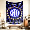 FC Internazionale Milano (23) Wandteppich Geeignet Für Die Dekoration Von Häusern Wohnheimen Und Schlafzimmern Weich Anzufassen Und Ein Perfektes Geschenk Für Freunde Und Familie