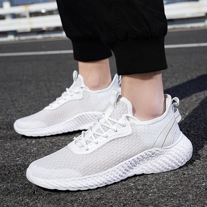 Large size men's shoes summer new ice silk mesh sports casual shoes low top fashion breathable running shoes