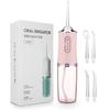 Portable Oral Irrigator Water Flosser Dental Water Jet Tools Pick Cleaning Teeth 350ML 5 Nozzles Mouth Washing Machine Floss