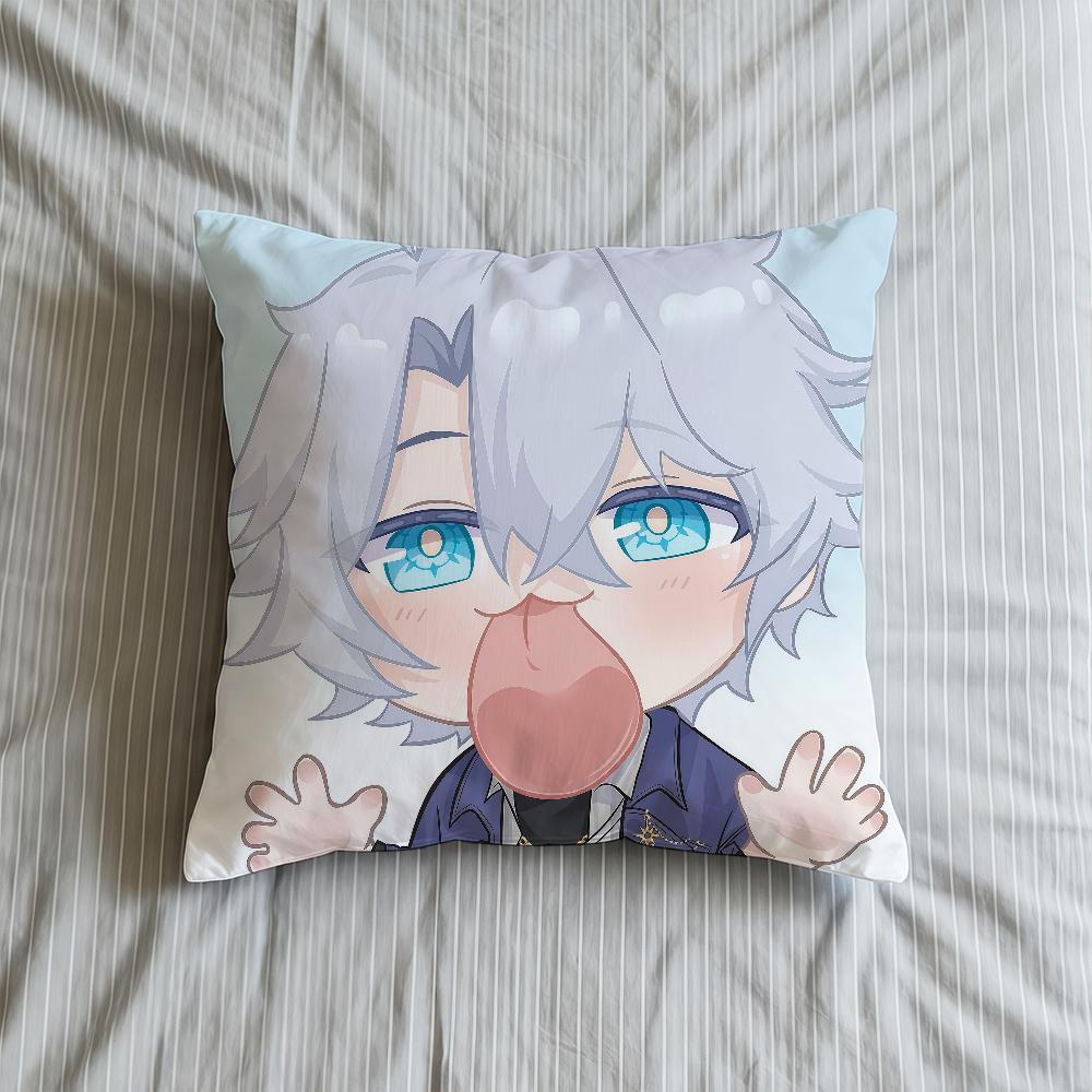 Cushion Cover Soft Case Sofa Living Honkai Phainon Room Home Comfortable Rail Office Decor Protective Star Pillow