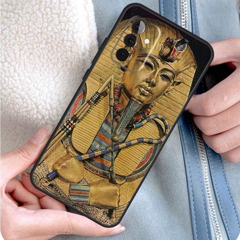 Egypt Nefertiti Anubis Ankh Phone Case For Samsung Galaxy A54 A34 A14 A15 A25 A35 A55 A53 A33 A13 A52 A32 A12 A51 A71