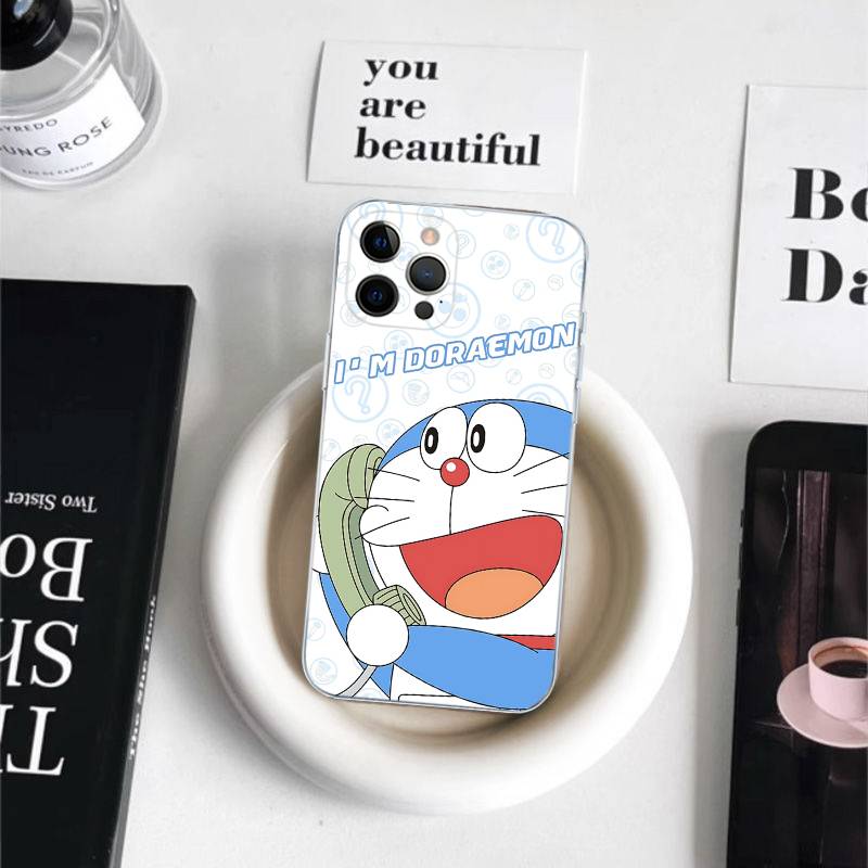 Cartoon D-Doraemons Fit For IPhone 16 15 Promax Phone Case IPhone 14 11 12 High End 13 Pro Silicone