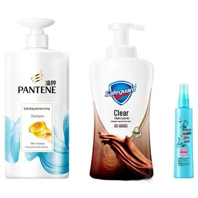 Safeguard Deep Rose Bade- und Pflege-Essentials-Bündel