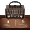 Wood Grain Full Band Radio Bluetooth 5.4 Retro Radio Portable Bluetooth Speaker  Home Use