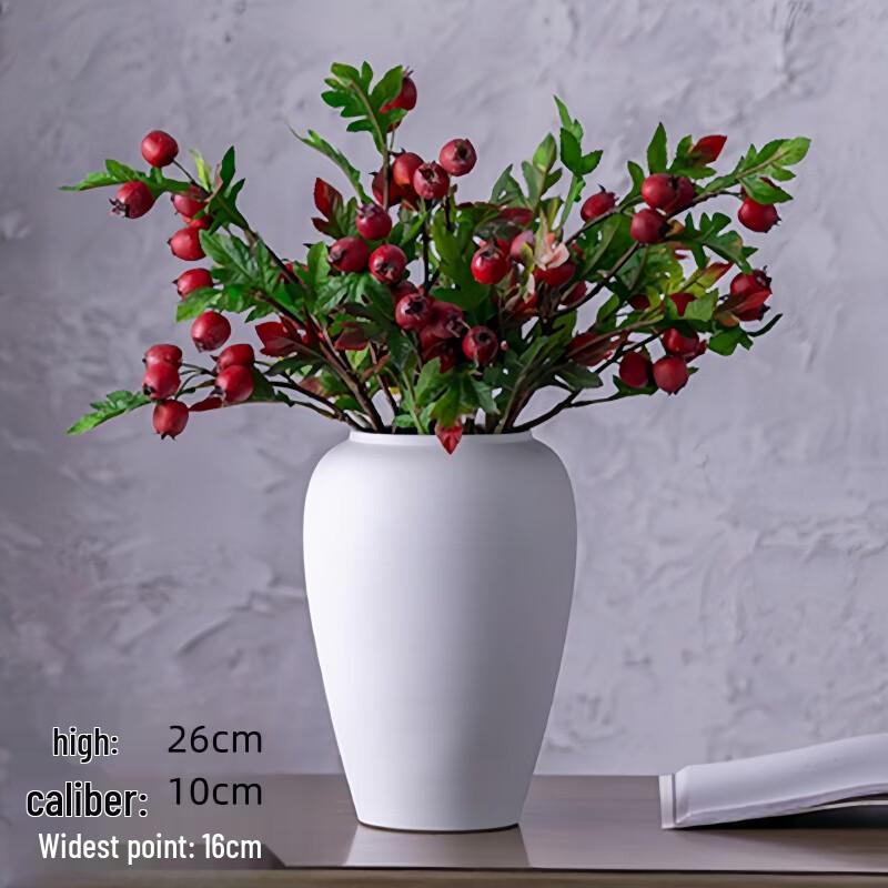 Retro Ceramic Cylindrical Hydroponic Vase