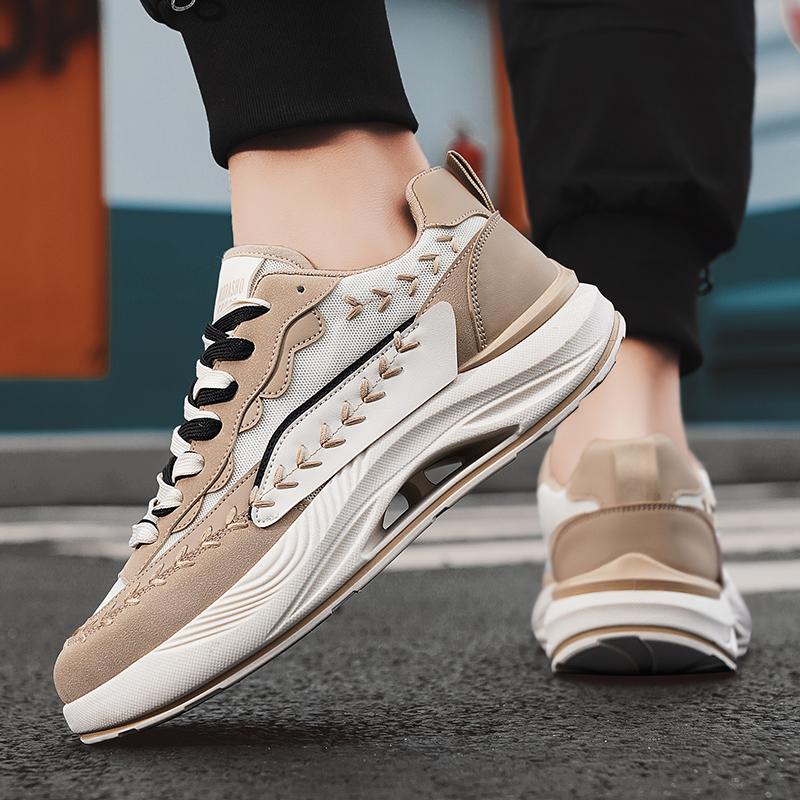 Men's fashionable height-increasing loafers, walking tennis shoes, running shoes, casual sports shoes, men