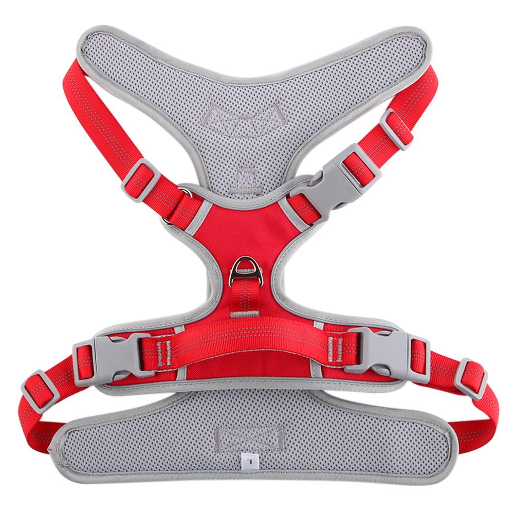 Dog Chest Straps Go Out Large Medium and Small Dog Vest Type Pet Chest Back Puppy Corgi Shiba Inu Traction Rope