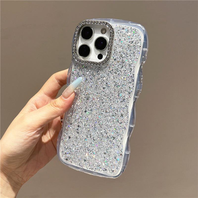 

Epoxy Glitter Sequin Phone Case for iPhone 17 Pro Max, 16, 15, 14 - Drop-proof Women s Design with Water Ripple Effect. Huawei Mate 60 Pro