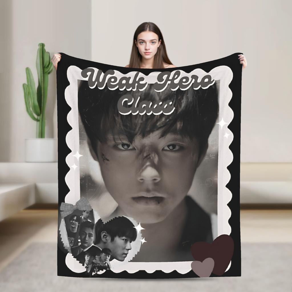 Weak Hero class (3) Super Warm Blanket  Kids Adult Plush Throw Blanket Print Home Decor Flannel Bedspread Sofa Bed Cover