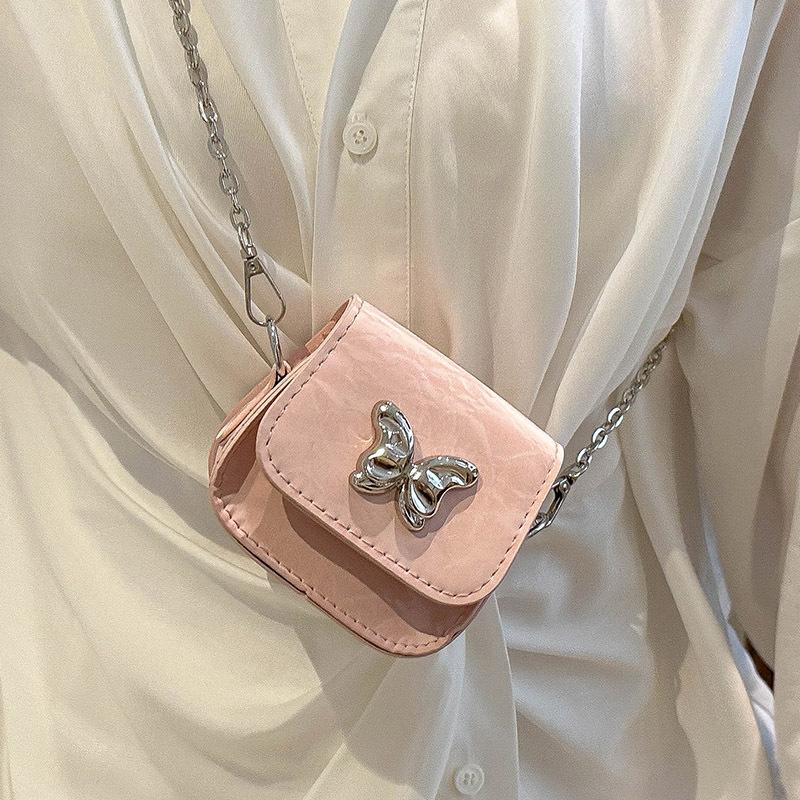 Bolso bandolera mini de verano para mujer, estilo lápiz labial, versátil, estilo extranjero, con cadena para el hombro.