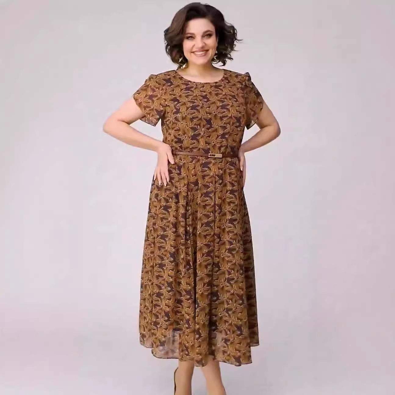 

Платье Cross-Border 2025 года — бестселлер среди женских платьев на Amazon и Shopify 5XL