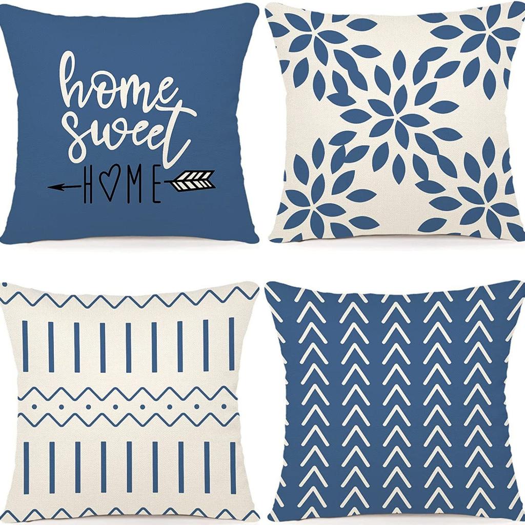 Modern Sofa Pillowcase Outdoor Decoration Linen Pillowcase Decoration Living Room Bedside Pillowcase