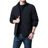 Herren Frühlings-/Herbst Baseballjacke mit Stehkragen - Lässig, Locker geschnitten, Trendiger Sportswear Mantel.