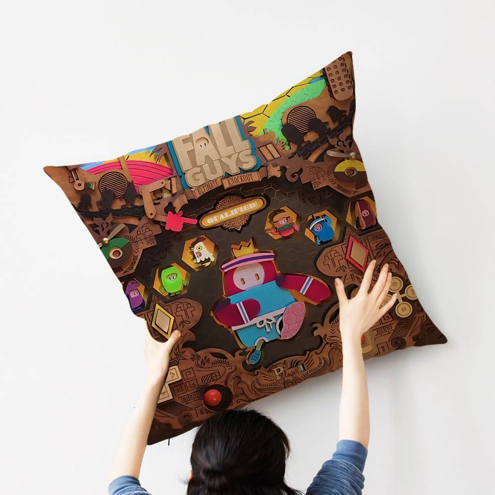 F-Fall G-Guys Cushion Cover Pillow Cover Decor Pillowcase Printed Cushion Case For Couch