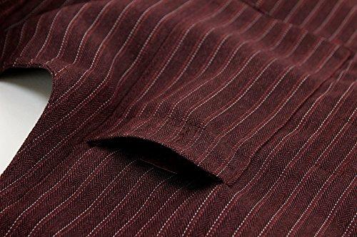 Toraichi Vest Series Pinstripe Pattern Tops Work Clothes Nikkapokka Tobi Clothes M Sumigray [Toraichi] (4309-611) /4309 77