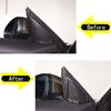 For Jaguar F-TYPE 2013- Soft Carbon Fiber Car A-pillar Horn Frame Decoration Sticker Car Interior Accessories