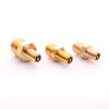 2pcs M10/1/8''/1/4'' NPT MPT Brass Air Compressor Tank Fill Valve Double Head