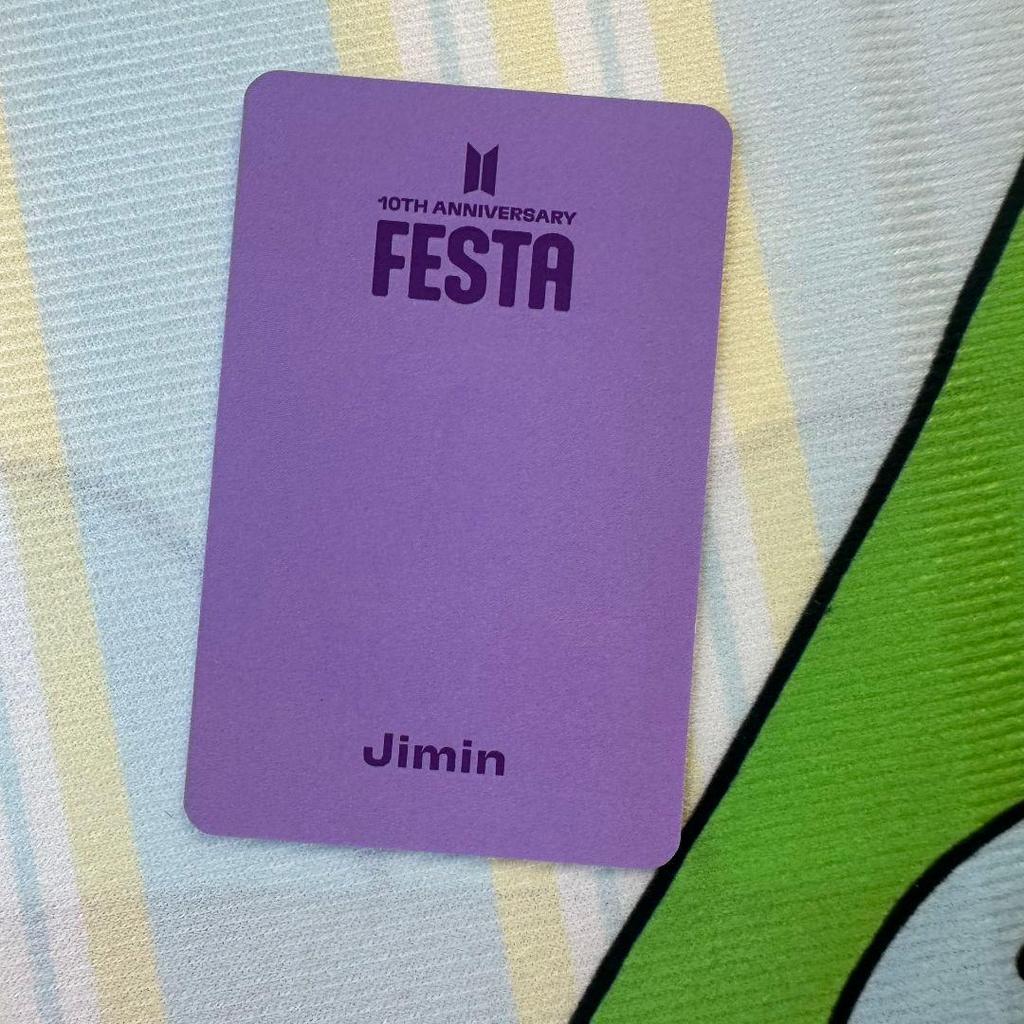 [USED] BTS 2023 10th Anniversary FESTA ARMY ZONE Jimin Trading Card