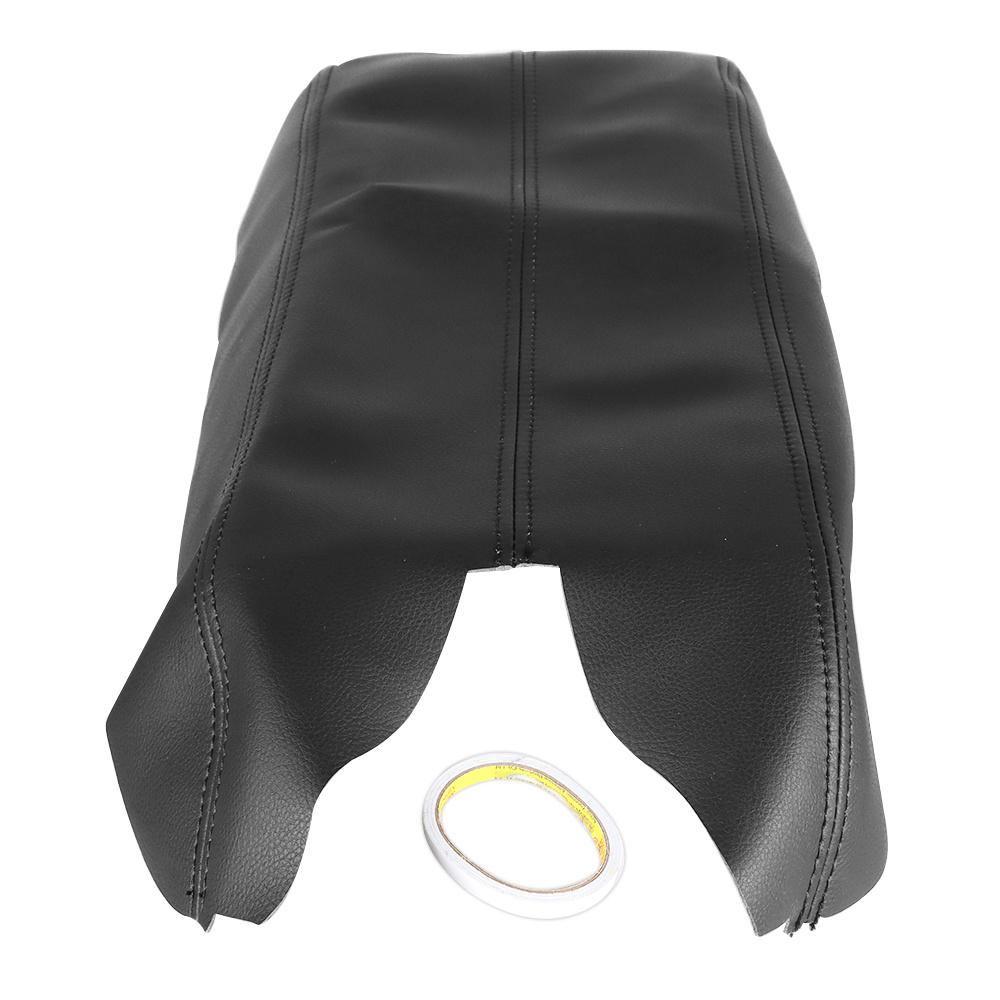 Micro Fiber Leather Center Console Lid Armrest Cover Black Fits For 07 08 09 10 11 12 Acura RDX
