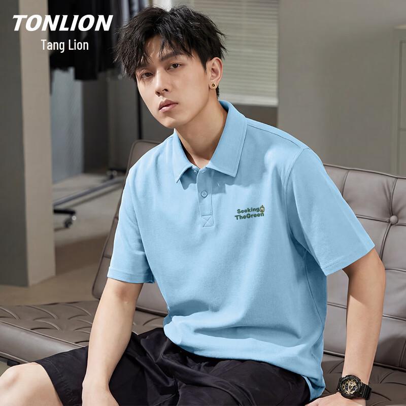 

TonLion Men s Summer Breathable Waffle Short Sleeve T-Shirt L