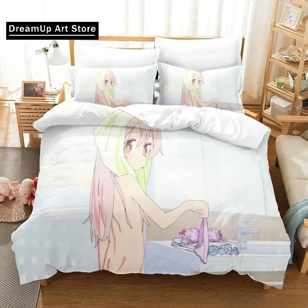 Yeni Onimai Ben Artık Senin Kız Kardeşinim! Yatak Örtüsü Seti Tek Çift Tam Kraliçe King Boy Yatak Seti Yetişkin Çocuk Yatak Odası Nevresim Takımları 3D Anime