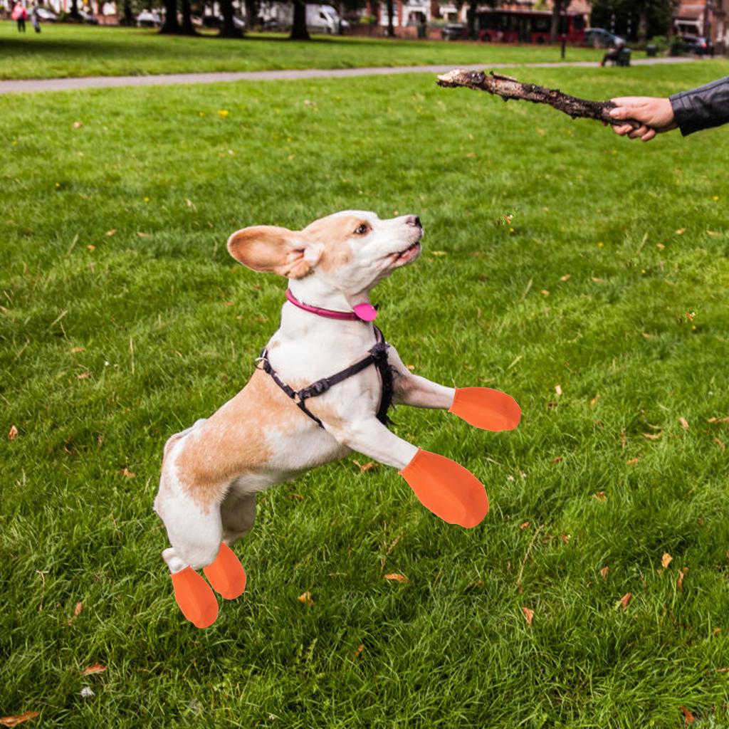 Dogs Boots for Small Foot Protector Waterproof Shoes Feet Covers Dog's Cat Rain Pet