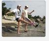 Barefoot Five-Finger Yoga & Sports Shoes - Men's & Women's Non-Slip Breathable Athletic Footwear for Jump Rope & Trekking.