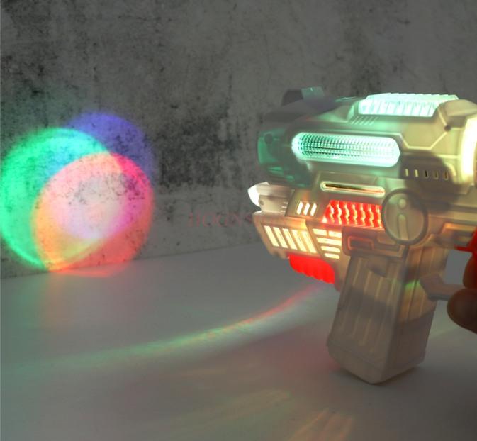Bubble Gun Sound Light Music Electric Full-Automatic Blowing Machine Children'S Day Gift