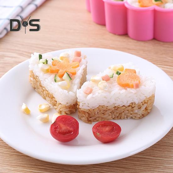 Forma do ryżu klasy spożywczej w kształcie serca lekkie DIY Craft 8 siatek forma do sushi artykuły dla restauracji