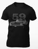 1959 Chevy Bel Air Classic Car Short-Sleeve T-Shirt
