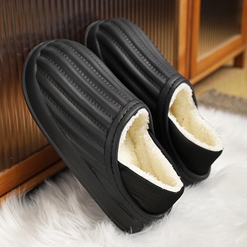 Snow boots winter cotton boots piled and thickened warm fur integrated large cotton shoes