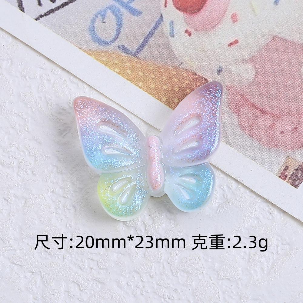 Z83 5PCS Resin Cartoon Sparkling Colorful Sunflowers Candy,Butterfly Ice Cream for Scrapbooking DIY Jewelry Making Accessories