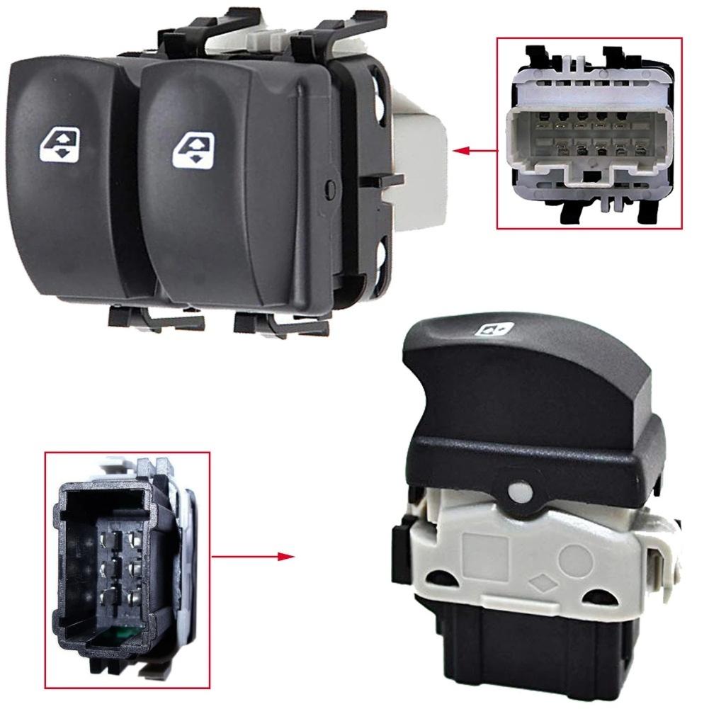 Front Rear Window Lifter Switch for Clio 3 For Twingo 2 OEM Number 8200002451 Electric Dual Function Window Control China Mainland