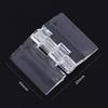 10Pcs Durable Clear Furniture Acrylic Plastic Furniture Hinge Hinge Tools