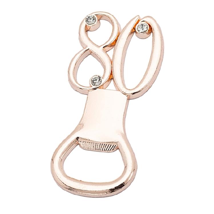 Golden Bottle Opener with Number Essential Beer Opener Tool for Any Celebration
