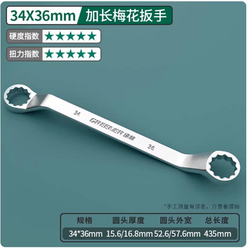 Greener Double Ring Spanner Set
