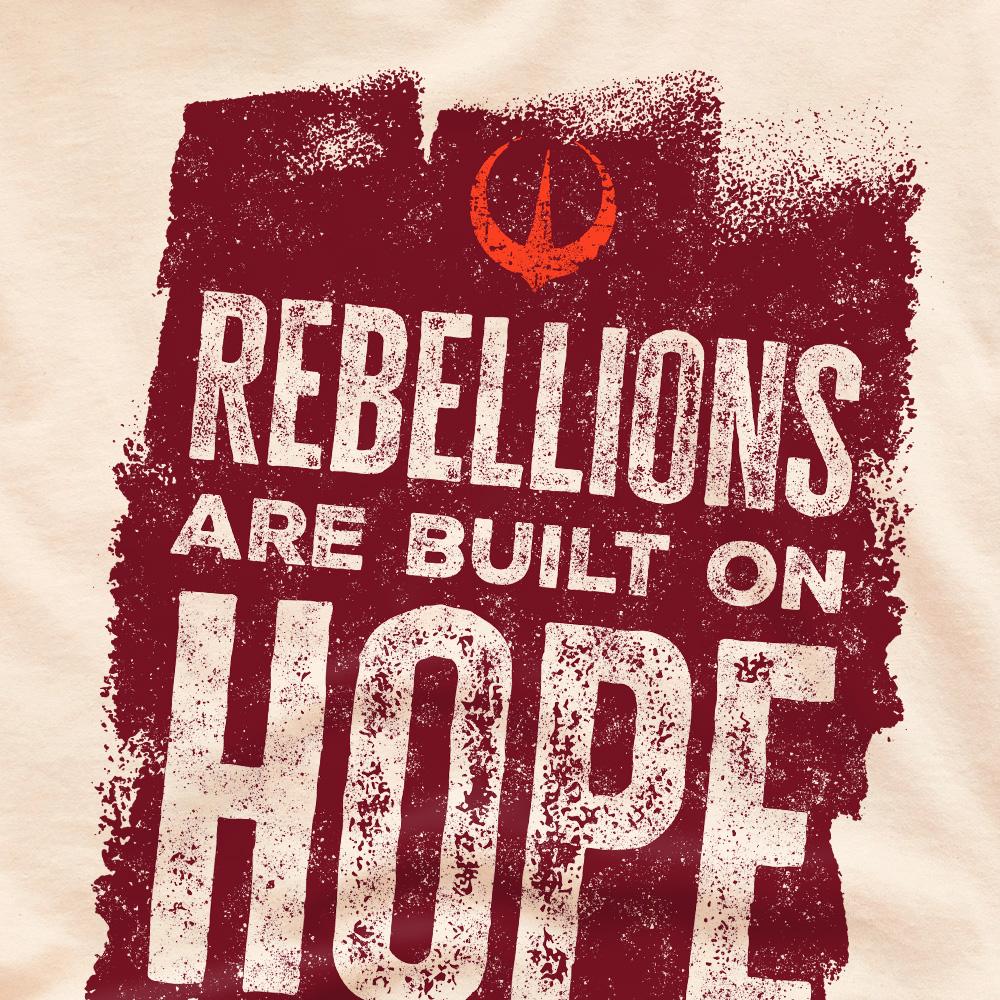 Star Wars: Andor Mens Rebellions Are Built On Hope T-Shirt