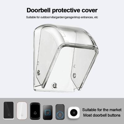 Plastic Ring Doorbell Cover Transparent Rainproof Case Doorbell Rain Cover Waterproof Multipurpose Outdoor Doorbell Box