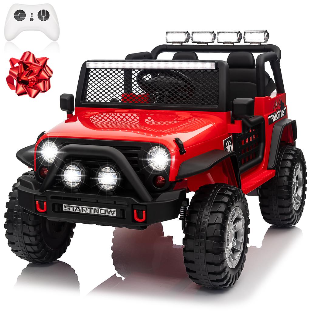 Joyracer 24V Ride On Toys Truck with Remote Control, 2 Seater 800W 9AH Powered Ride On Electric Car, Bluetooth MP3 Music, 4 Whee