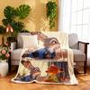Anime Pattern Blanket Flannel Skin Friendly Non Irritating Suitable For Baby Physique Fans Gift
