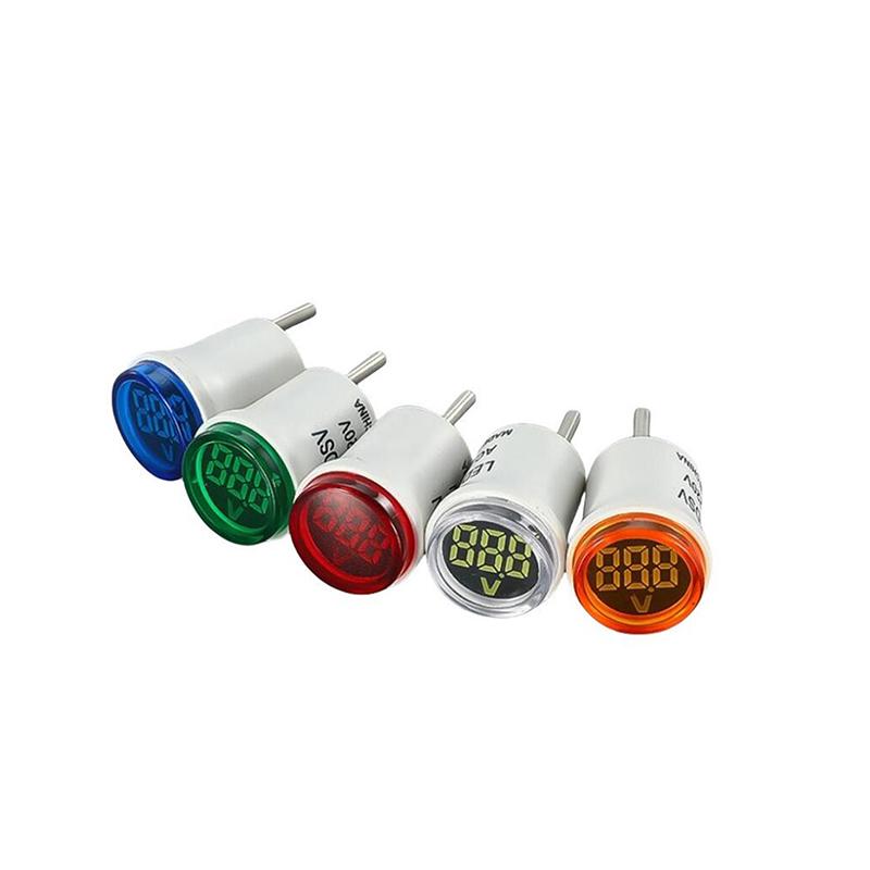 1Pc Euro Plug Ac220V Led Digital Voltmeter Ammeter Voltage Tester Monitor Voltage Current Meter Detector Voltmeter Indicator