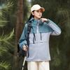 Mens Womens 3-in-1 Waterproof Windproof Hiking Jacket Outdoor Sport Coat With Hood