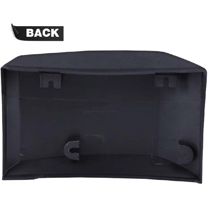 PIT66 Left Driver Side Exterior Pillar Moulding Trim Cladding Black Under Fuel Door Compatible with 15-19 Ford Transit-150 / Transit-250 /