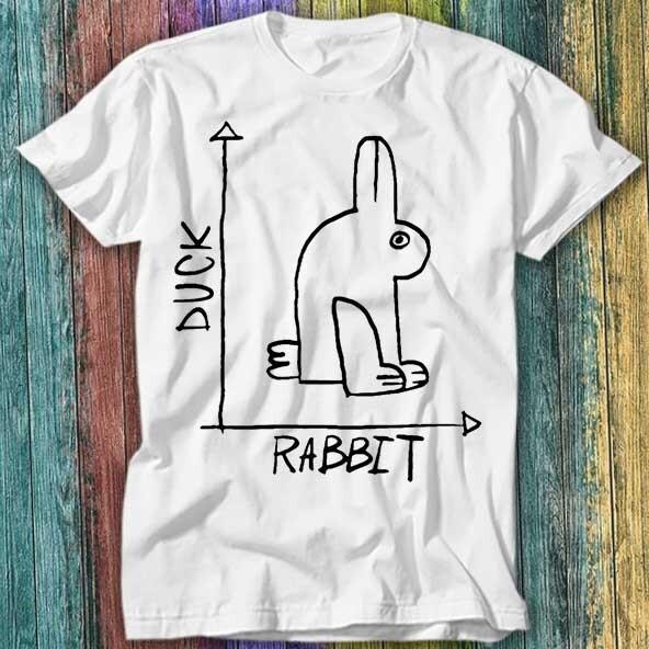 

Duck Rabbit Funny Trending Chart T Shirt Top Tee 217 XL