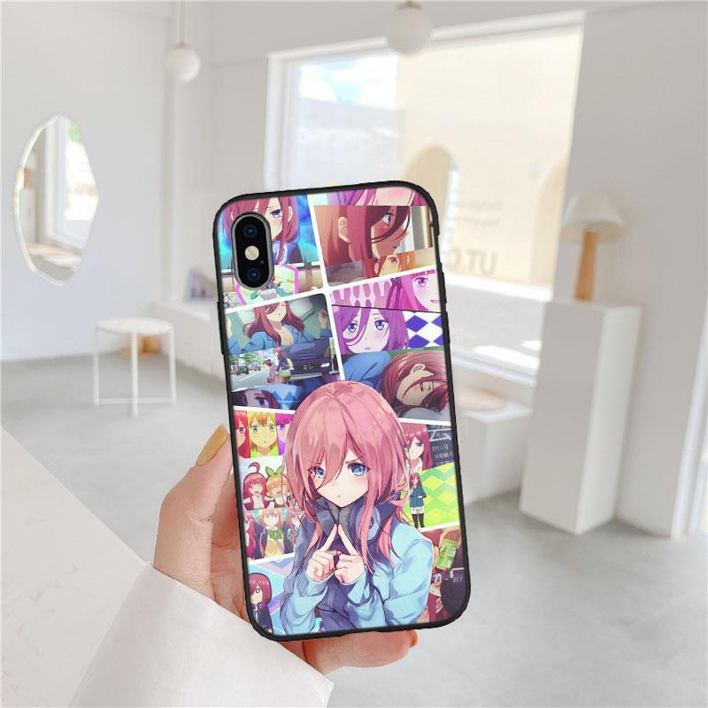 CJ78 Miku Nino Itsuki Nakano Soft Shell Phone Case for iPhone SE X XS XR 11 16E 17 Pro Max Air 8 7 6 6s Plus