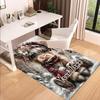 1PC Custom Name Winter Wonderland Critter Theme Floor Mat Ideal for Living Room, Game Rooms, Office, Bedroom,Floor Mat Playful Design