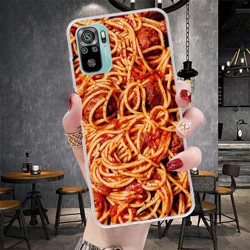 Food Fries Beer Cheese Sushi Cookie Soft Phone Case For Xiaomi Redmi Note 15 14 14S 13 12 Pro Plus 12S 11 11S 11E 10 10S 11T 5G